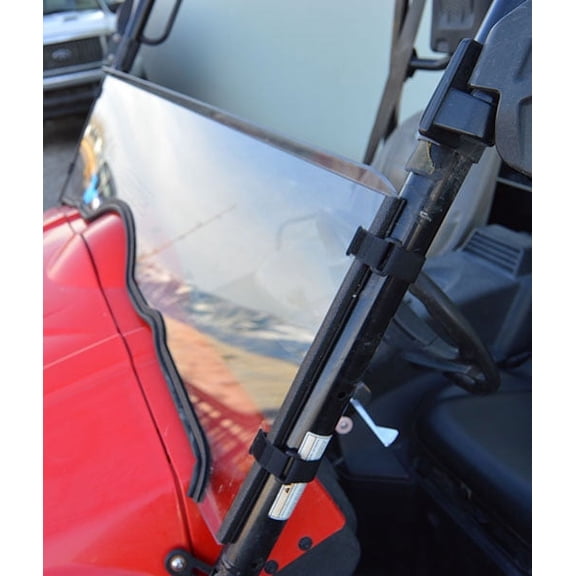 Clearly Tough Kymco UXV 500/700 (2014-2018) Half Windshield - Scratch Resistant- The Ultimate in Side by Side Versatility! Premium Poly w/Hard Coat. Made in America!!
