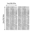 thumbnail image 2 of Tinsel Curtain Backdrop - Rainbow Glitter Fringe Streamers for Photo Booth, Shiny Foil Party Decor for Wedding Background, Birthday, Shower, Graduation Wall Door Room Decoration, 2 of 6