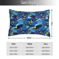thumbnail image 2 of Kdxio Cotton Pillow Cases 16"x24" Pillowcases,Soft and Breathable Bedroom Pillow Cases-Hawaiian Style, 2 of 8
