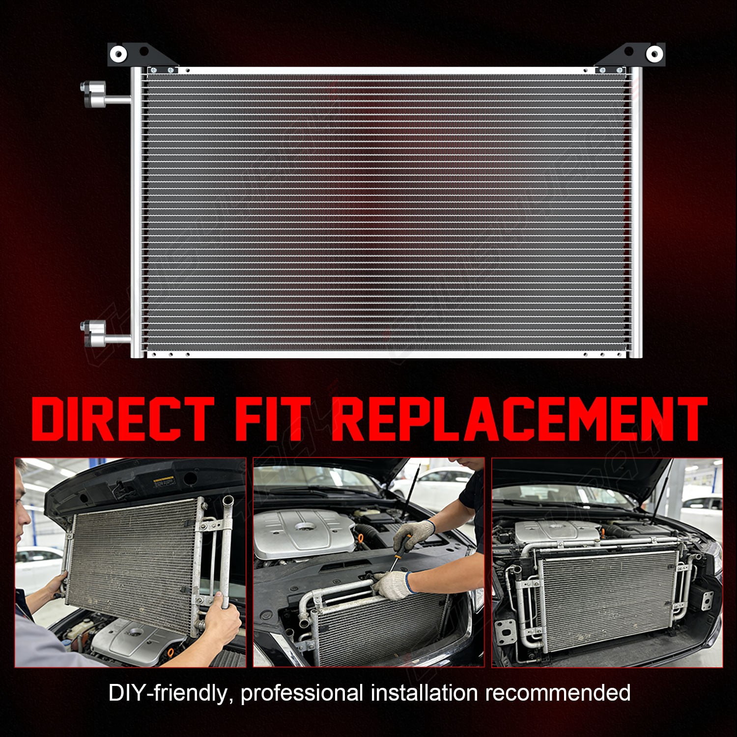 A/C Condenser For 1999-2013 Chevrolet Silverado 1500 Direct-Fit Replacement 1563666 20913751