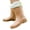 2Brown, variant on Mid Calf Rain Boots for Women Waterproof Garden Sheos Anti-Slip Rainboots Plush Lining Shoes
