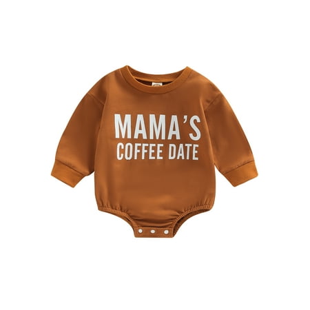 

Hirigin Trendy Letter Print Rompers for Toddlers