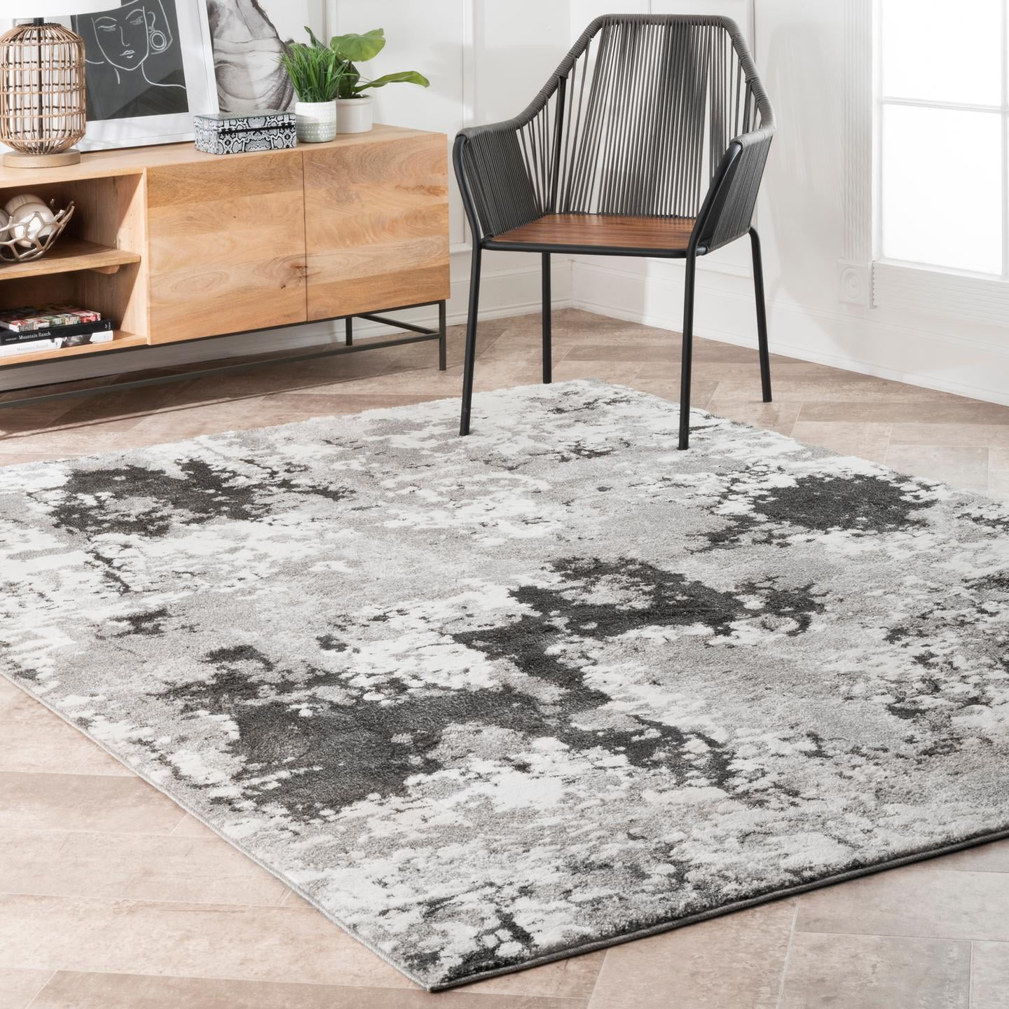 nuLOOM Faith Mottled Abstract Area Rug