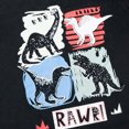 thumbnail image 4 of Kaprioy Boys Outfit Baby Outfits for Boys Dinosaur Print Tops Pants Outfits Boys' Dinosaur PJS Shorts Sets 2T-8T, 4 of 5
