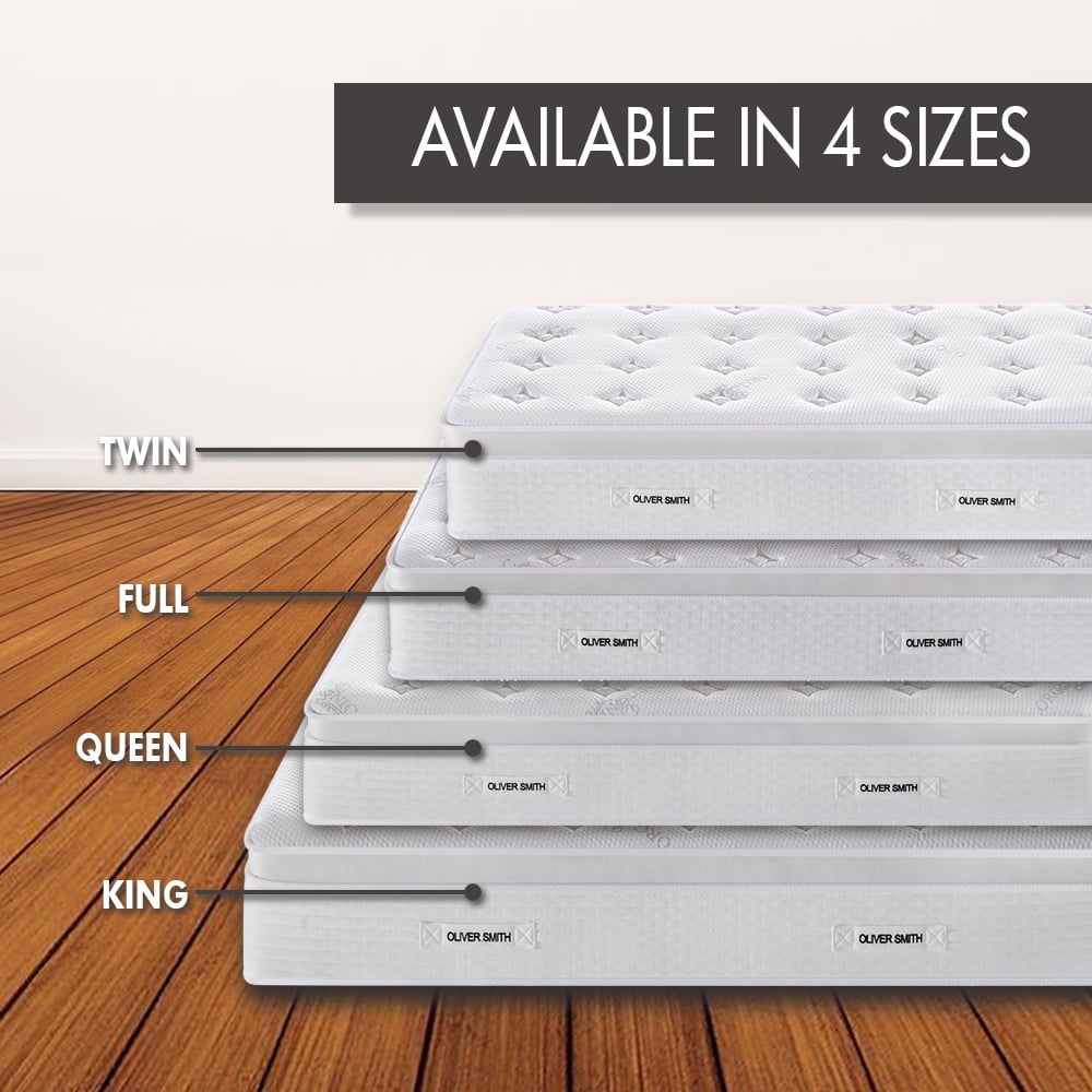 12 inch Memory Foam and Spring Hybrid Full Size Mattress