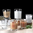thumbnail image 4 of Measuring Cup Shot Glass Espresso Shot Glass Liquid Heavy Glass Wine Glass Letters, 4 of 4