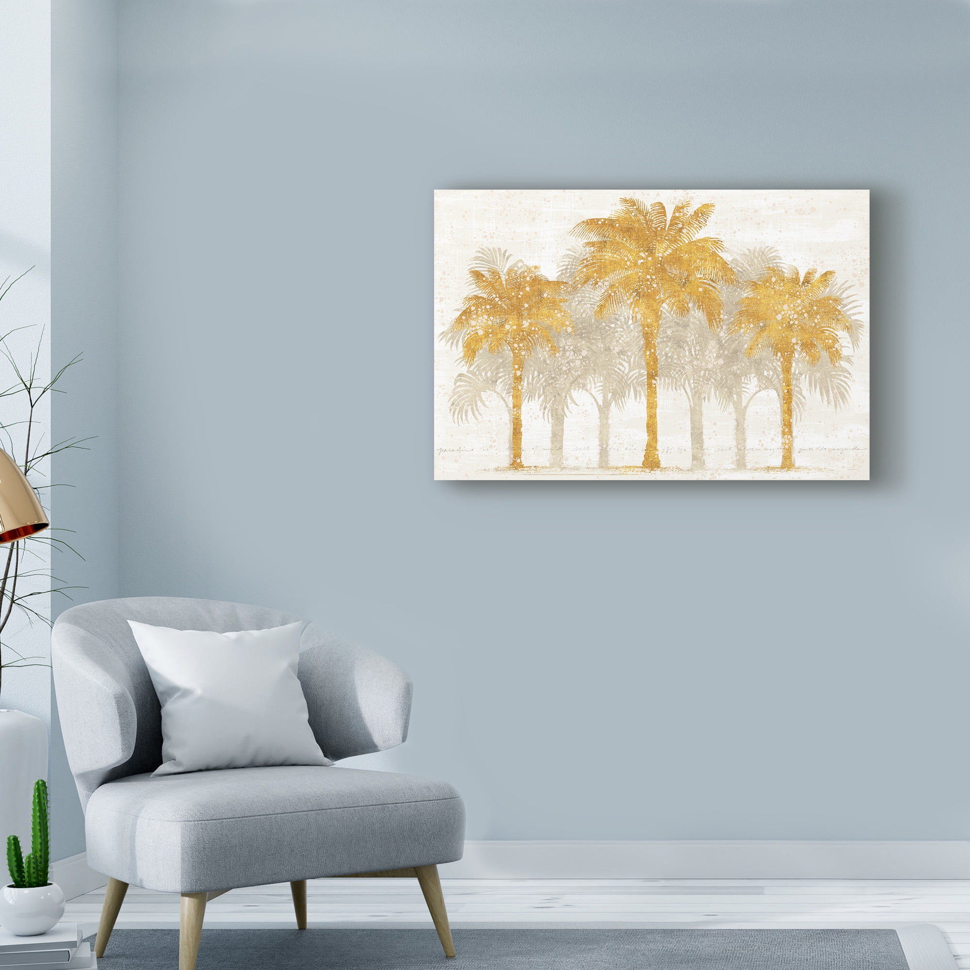 Trademark Fine Art 'Palm Coast I' Canvas Art by Sue Schlabach