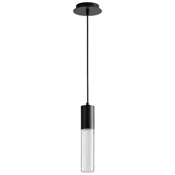 13.38 Inch 6.2W 1 Led Pendant-Black Finish-3000 Color Temperature Oxygen Lighting 3-69-15