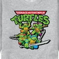 thumbnail image 3 of Teenage Mutant Ninja Turtles - Gaming Group And Logo - Men's Crew Neck Fleece Pullover, 3 of 5