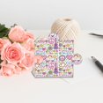 thumbnail image 5 of Wukai Peace Love and Dove Flower Power Print Elegant Acrylic Gift Decorations Perfect for Weddings, Birthdays, Anniversaries, and Home Decor, 5 of 6