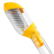 Cressi Supernova Dry Snorkel, Clear/yellow