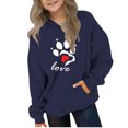 thumbnail image 3 of MKOSPLRT Oversized Hoodies for Kids 4-14Y Funny Graphic Sweatshirts Girls Boys Long Sleeve Casual Pullover Fall Hoodies with Pocket, 3 of 5