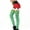 Green, variant on Lovskoo Women's Christmas Leggings Girls Skinny Stripe Printed High Waist Stretchy Tights Trouser Yoga Pants Green