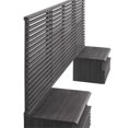 thumbnail image 3 of Pemberly Row Tête de Lit Simple Moderne en Bois et Tables de Nuit en Charbon, 3 of 7