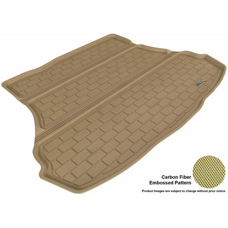 3d Maxpider 2011 2016 Hyundai Elantra Sedan All Weather Cargo Liner In Tan With Carbon Fiber Look