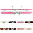 thumbnail image 3 of Butterfly Buckle Elastic Belt,Diamond Waistband,Jeans Dress Fashion Accessories,Sparkling Rhinestone Butterfly Buckle With Elastic Stretchable Waist Design,Fashion Waist Belt For Jeans Dress,Beige, 3 of 9