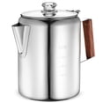 thumbnail image 1 of Cafetera percoladora Eurolux - 12 tazas | Material de acero inoxidable duradero | Prepare café al fuego, a la parrilla o en la estufa | Sin electricidad, sin mal sabor a plástico | Ideal para el hogar, 1 of 5