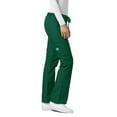 thumbnail image 3 of Adar Universal Women's Straight Leg Scrub Pants, Drawstring, Durable Poplin, Black, 3 of 7