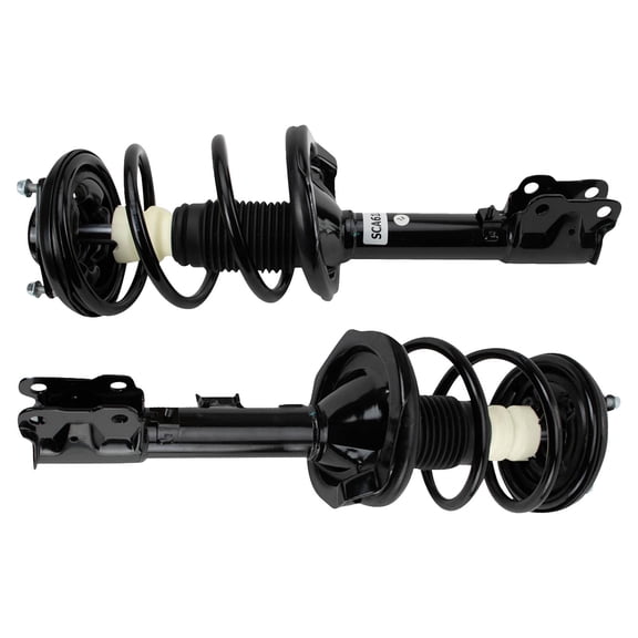TRQ Front Strut and Spring Assembly Set 2 Piece Fits 2008-2013 Mitsubishi Outlander
