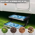 thumbnail image 5 of Yuyamidu Blue Whilpool Tie Dye RV Step Covers 4 Pack RV Camper Step Covers Camper Step Covers Fashion RV Step Rugs 19.5" x 7.5" RV Stair Covers Keep RV Clean, 5 of 7