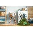 thumbnail image 2 of Ahgly Company Machine Washable Indoor Rectangle Transitional Green Area Rugs, 2' x 4', 2 of 7