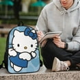 thumbnail image 6 of Hello Kitty Backpack 17 Inch Bookbag Casual Daypack Travel Backpacks for Work Hiking Camping, 6 of 8