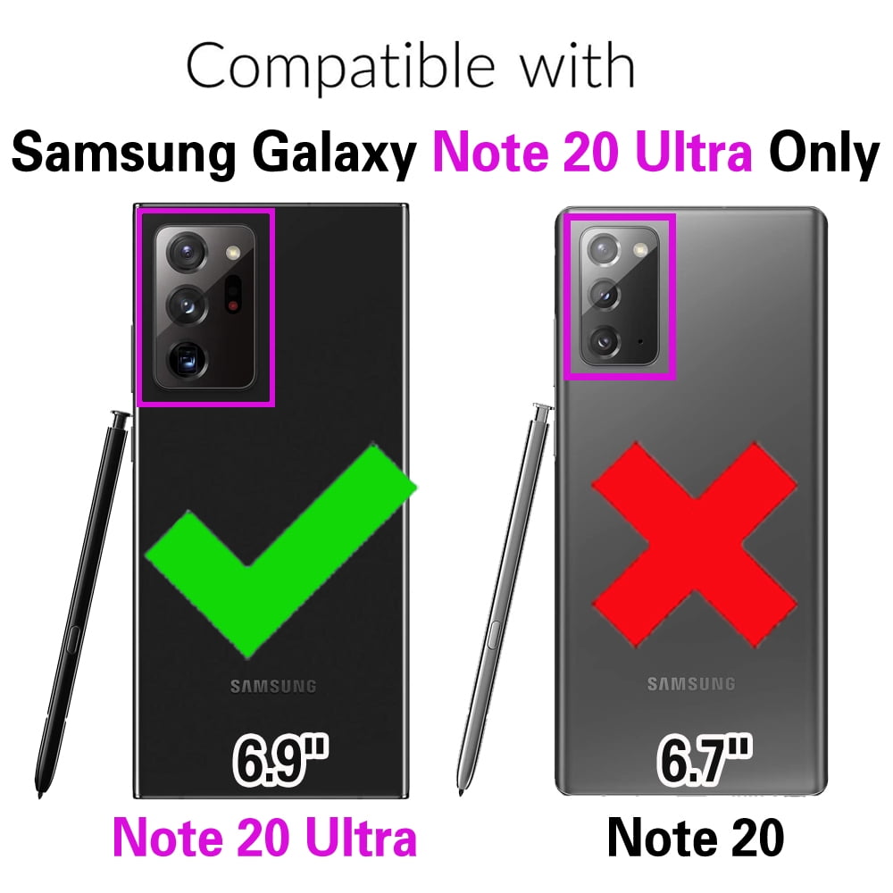Asuwish Phone Case for Samsung Galaxy Note 20 Ultra 5G Wallet Cover With Screen Protector Wrist Strap Flip Pattern Zipper Card Holder Cell Note20 Plus Notes 20Ultra Note20+ U + 20+ Twenty Not S20 Red