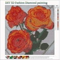 thumbnail image 2 of 5D Diamond Painting Kits Full Drill Round Crystal Rhinestone Embroidery Pictures Arts Craft for Home Wall Decor Gift Roses 30x30cm, 2 of 7
