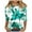 Multicolor Plus Size Blouse for Women_c, variant on CYMMPU Loose Fit Round Neck 3/4 Sleeve Tunic Tops Flower Printed Blouses for Women Dressy Casual Spring Tops Fall Fashion Shirts Lightweight Basic T-Shirts L