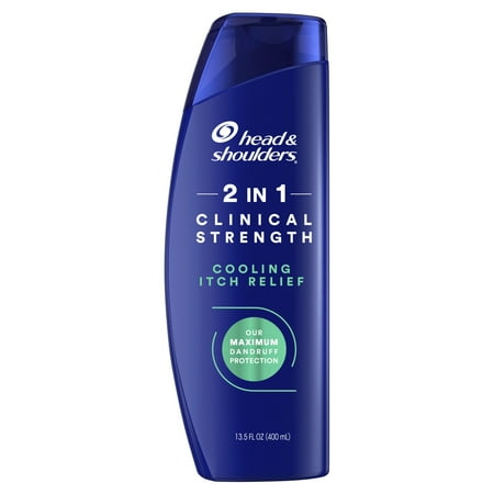 Head and Shoulders Clinical Strength 2in1 Dandruff Shampoo, Itch Relief, 13.5 fl oz