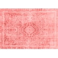 thumbnail image 1 of Ahgly Company Machine Washable Indoor Rectangle Abstract Red Modern Area Rugs, 4' x 6', 1 of 4