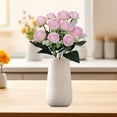 thumbnail image 4 of 3PCS Realistic Flower Bouquet - Lifesize Floral Arrangements with Long Stems - Artificial Peonies & Hydrangeas for Wedding, Living Room & Table Decor, 4 of 6