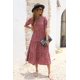 thumbnail image 4 of Vestido PRETTYGARDEN de Verano Floral Boho con Mangas Abullonadas XL, 4 of 8