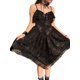 thumbnail image 4 of VISgogo Vestido de tirantes para mujer, vestido midi irregular de verano con tirantes finos y cordones de encaje VISgogo  moda, 4 of 8
