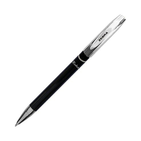 Bolígrafo Pluma Fuente Retráctil Kizoku LE Zebra Negro