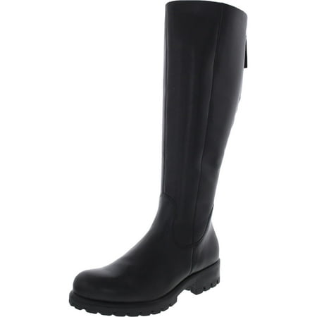 UPC 194890322387 product image for ECCO Womens Modtray Leather Tall Knee-High Boots Black 38 Medium (B M) | upcitemdb.com