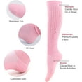 thumbnail image 4 of 1Pairs Slouch Socks for Women Knee High Socks Cotton Long Scrunch Sock Boot Socks, 4 of 7