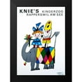 thumbnail image 2 of Leupin, Herbert 11x14 Black Modern Framed Museum Art Print Titled - Knieâ€™s Kinderzoo, 2 of 5