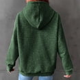 thumbnail image 6 of Hilzaten Hooded Sweatshirt for Women Long Sleeve Pullover Graphic Drop Shoulder Kangaroo Pocket Sweatshirt for Women, 6 of 7