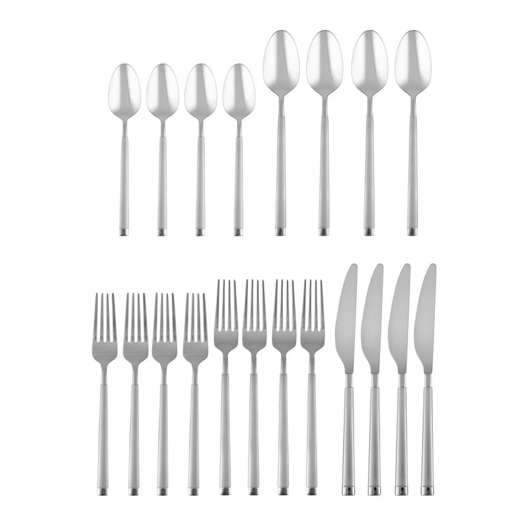 CAMBRIDGE    カトラリー Cambridge Reveal Sand 20-Piece Stainless Steel Flatware Set