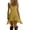 Yellow, variant on Summer Dresses for Women Sleeveless V-Neck Sundress Solid Color Linen Dress Night Out Beach Vacation Ruffled Suspender Skirt