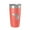 Coral, variant on Canton Lake Map Tumbler Travel Mug Insulated Laser Engraved Coffee Cup Oklahoma 20 oz Coral