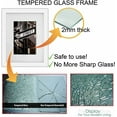 thumbnail image 6 of The Display Guys –– Solid Pine Wood Picture Frame with Tempered Glass & Mat – Wall Mounting – 18" x 24" - White, 6 of 6
