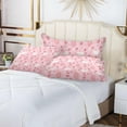 thumbnail image 7 of GZHJMY Cute Rabbit Cartoon Pink Eggs Zippered Velvet Pillowcases,Super Soft and Cozy Luxury Plush Pillow Case Bed Pillow Pillowcases,King Size 20x40 in Home Decor, 7 of 7