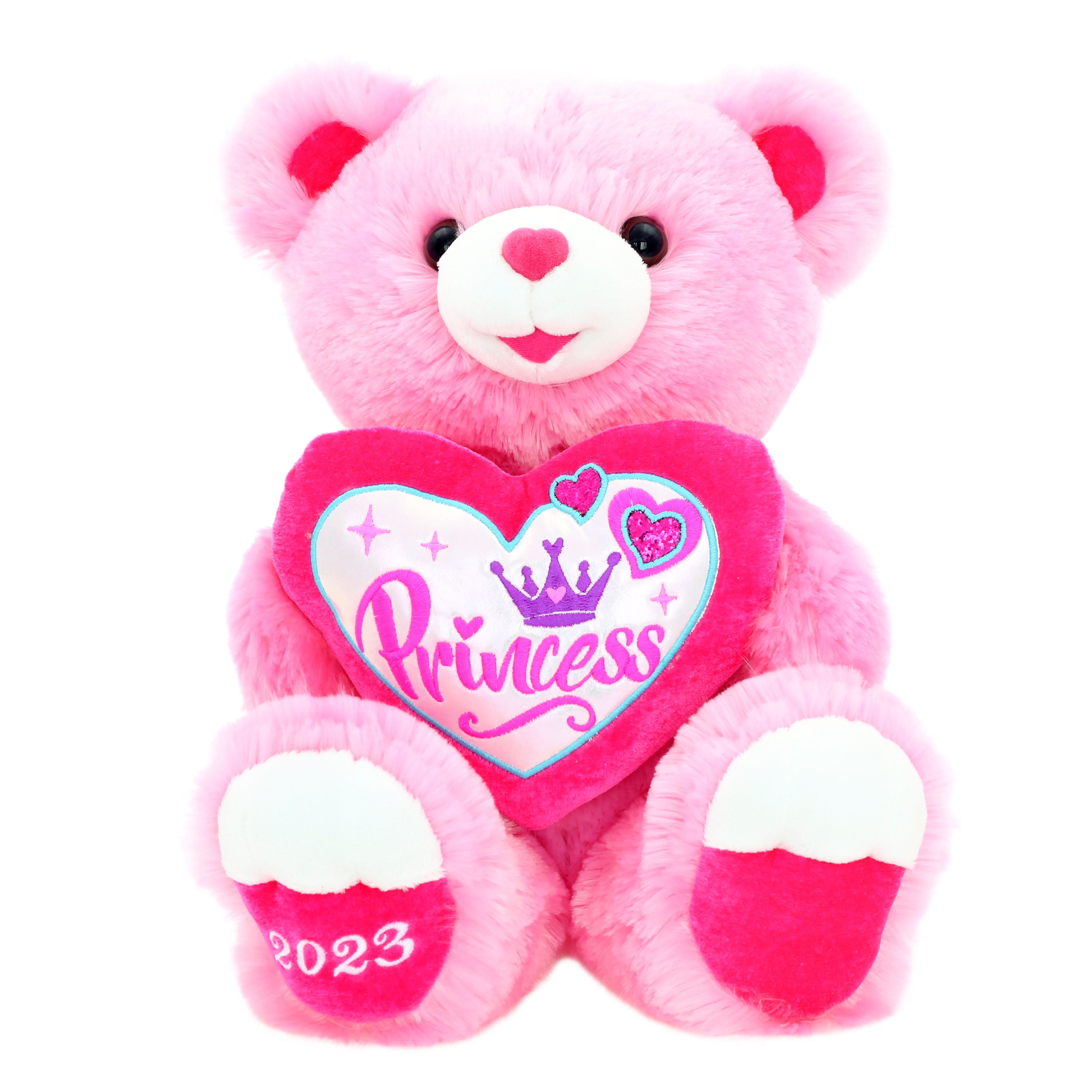 Way to Celebrate! Valentine’s Day 15in Sweetheart Teddy Bear 2023, Pink