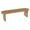 C, variant on GZXS Solid Pine Dining Bench, Rustic Wood Bench with Wavyed Legs, Natural Finish, for Kitchen/Dining Room/Hallway/Foyer, 62.99"L x 14.96"W x 18.03"H