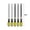 Silver #L, variant on Metal File Set, High Carbon Steel Hand Files, Flat Half Round Triangular Round Files, File Set for Wood Metal Polishing, 5 Piece Hand File Kit for Deburring Shaping and Model Making