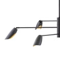 thumbnail image 4 of -36W 6 Led Large Multi-Tier Chandelier In Modern Style-50 Inches Wide By 8.25 Inches Tall Fredrick Ramond Lighting Fr35806blk, 4 of 7