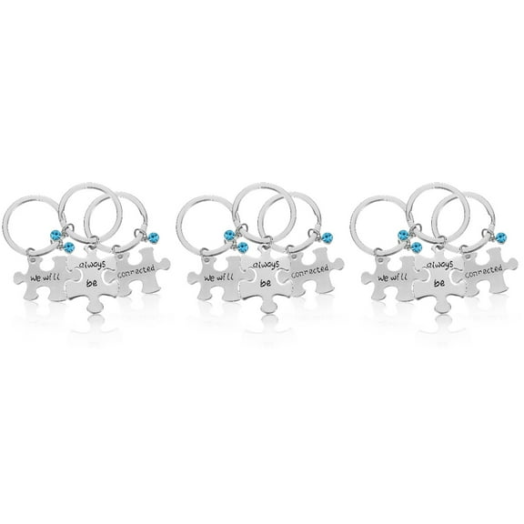 unbranded 3 Pieces Friends Key Holder Good Best Keychains For Rings Child