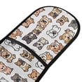 thumbnail image 2 of Dailycode Double Sided Oven Mitt with Loop Heat Resistant Kitchen Long Potholders 7" x 35" Lovely Cute Dogs, 2 of 6